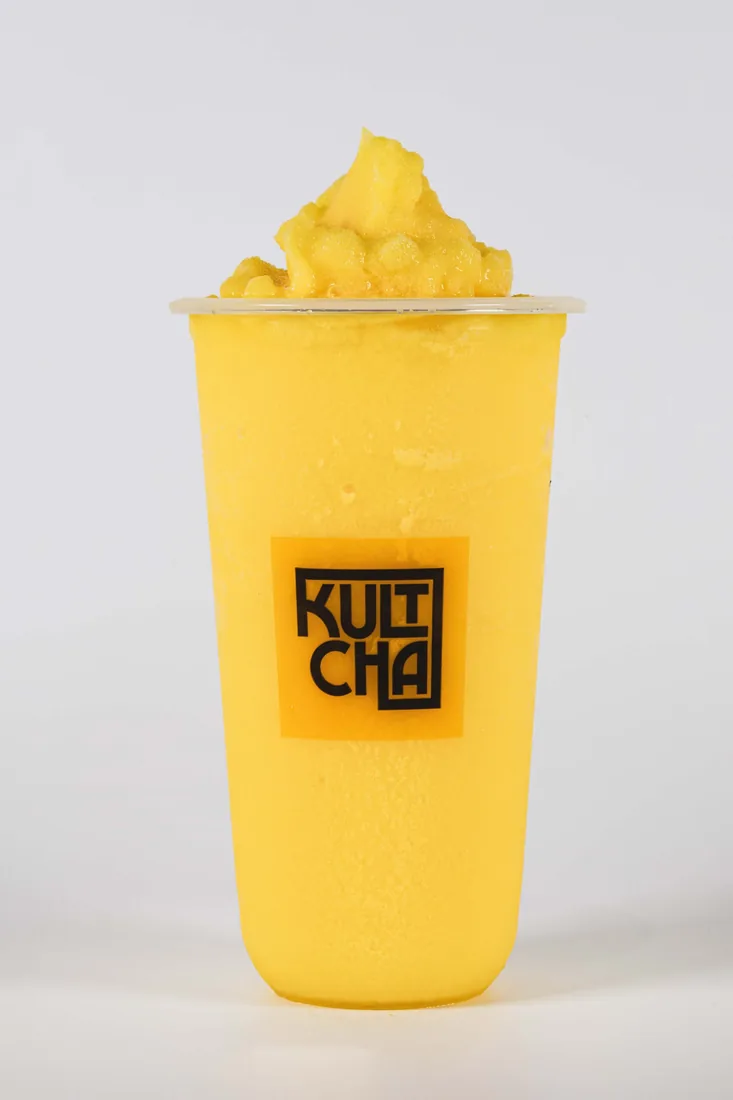 Mango Crush — bubble tea and Vietnamese coffee at Kultcha, Cairns Central