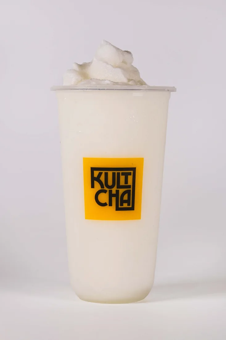 Lychee Crush ice blended drink at Kultcha Cairns