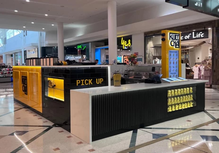 The Kultcha bubble tea and Vietnamese iced coffee store on Level 1 of Cairns Central Shopping Centre